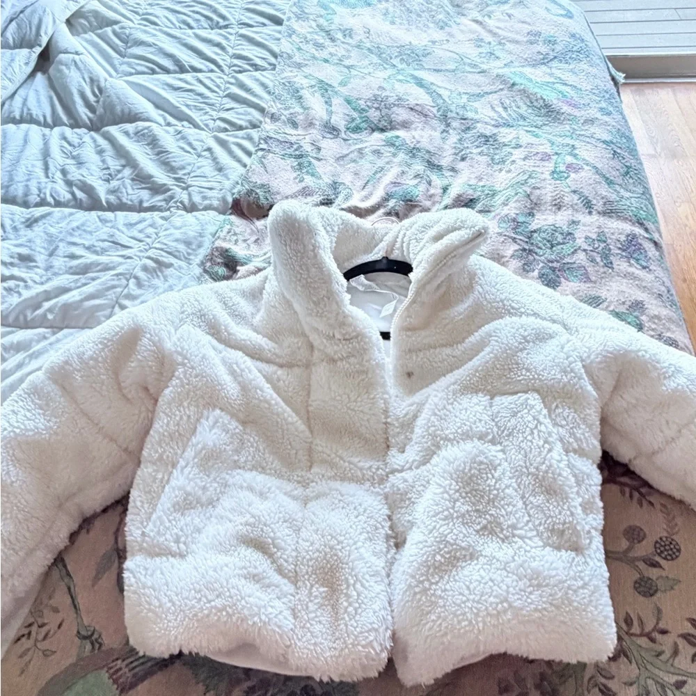 ALO IVORY yoga foxy Sherpa jacket - Picture 1 of 5